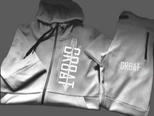 Cargar imagen en el visor de la galería, Conjunto de jogger con cremallera Gr8at (rojo)