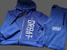 Cargar imagen en el visor de la galería, Conjunto de jogger con cremallera Gr8at (rojo)