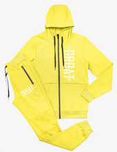 Cargar imagen en el visor de la galería, Conjunto de jogger con cremallera Gr8at (rojo)