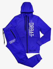 Cargar imagen en el visor de la galería, Conjunto de jogger con cremallera Gr8at (rojo)