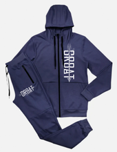 Cargar imagen en el visor de la galería, Conjunto de jogger con cremallera Gr8at (rojo)