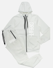 Cargar imagen en el visor de la galería, Conjunto de jogger con cremallera Gr8at (rojo)