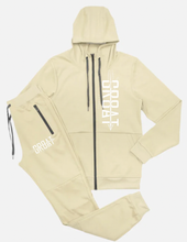 Cargar imagen en el visor de la galería, Conjunto de jogger con cremallera Gr8at (rojo)