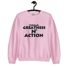 Cargar imagen en el visor de la galería, Sudadera con declaración de grandeza y acción (BP)