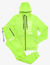 Cargar imagen en el visor de la galería, Conjunto de jogger con cremallera Gr8at (rojo)
