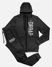 Cargar imagen en el visor de la galería, Conjunto de jogger con cremallera Gr8at (rojo)
