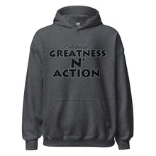 Load image into Gallery viewer, Greatness N&#39; Action Statement Hoodie (B.P)
