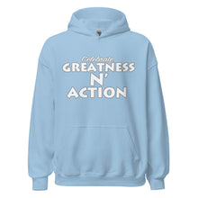 Load image into Gallery viewer, Greatness N&#39; Action Hoodie (W.P)
