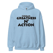 Load image into Gallery viewer, Greatness N&#39; Action Statement Hoodie (B.P)
