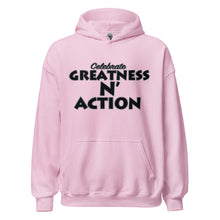 Load image into Gallery viewer, Greatness N&#39; Action Statement Hoodie (B.P)
