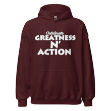 Load image into Gallery viewer, Greatness N&#39; Action Hoodie (W.P)
