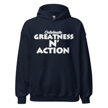 Load image into Gallery viewer, Greatness N&#39; Action Hoodie (W.P)
