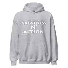 Load image into Gallery viewer, Greatness N&#39; Action Hoodie (W.P)
