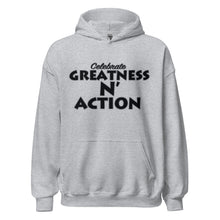 Load image into Gallery viewer, Greatness N&#39; Action Statement Hoodie (B.P)
