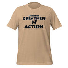 Load image into Gallery viewer, Greatness N&#39; Action Statement T-Shirt (B.P)
